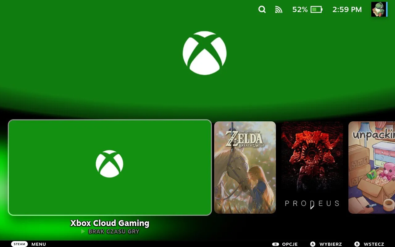 Xbox Cloud Gaming po dodaniu obrazków