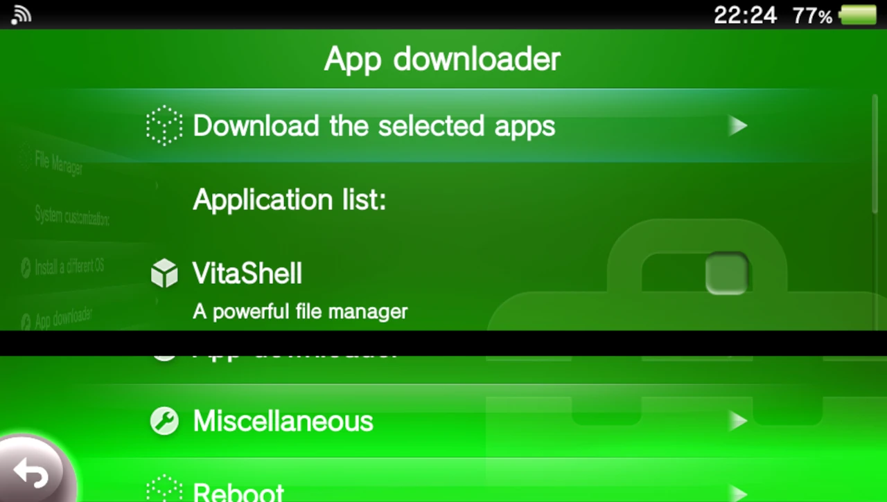 App downloader VitaDeploy