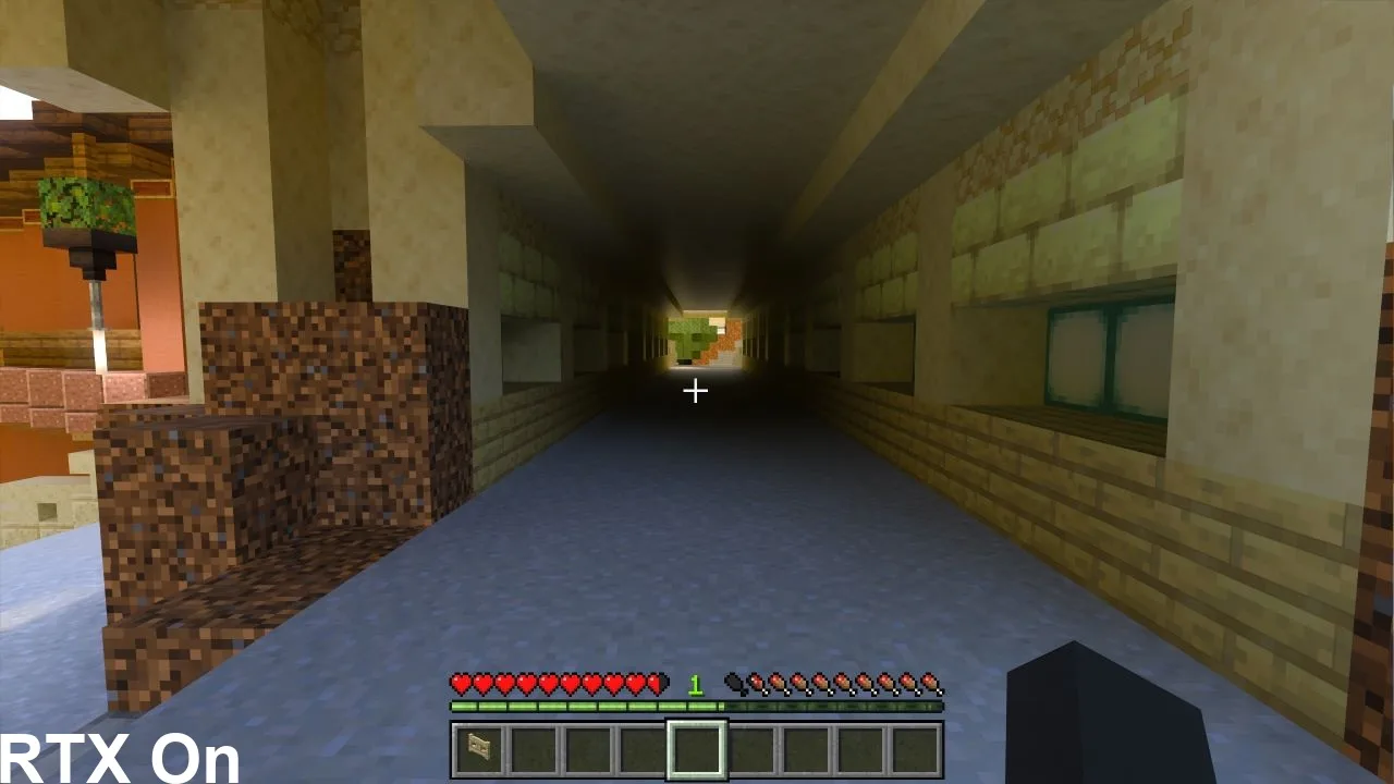 Minecraft RT korytarz