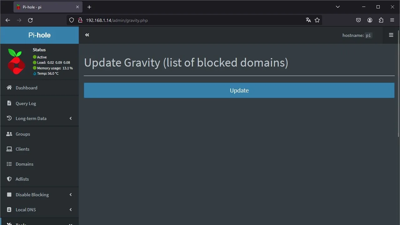 Update Gravity
