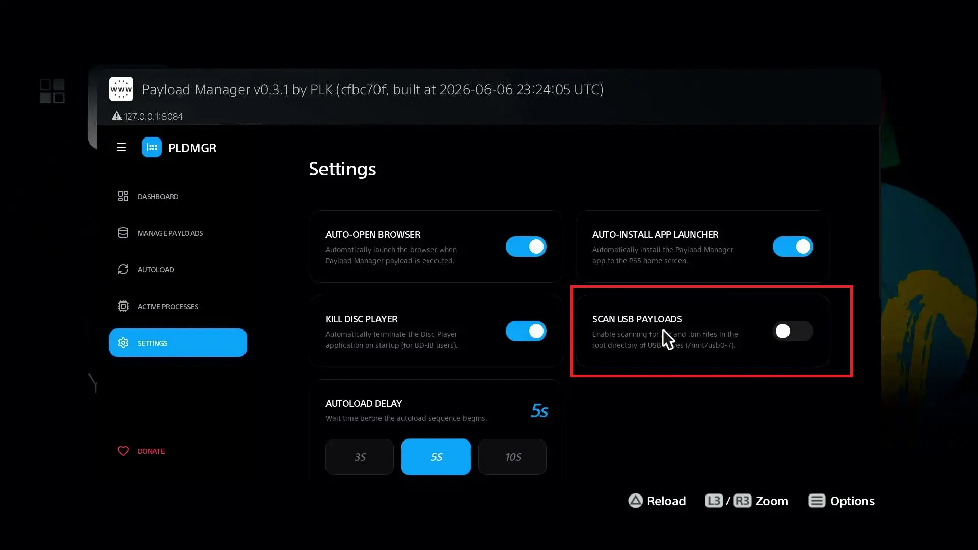 Scan USB Payloads